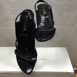 Prada black sandals